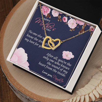 Gift For Mom - You'Re The Only One - The Interlocking Heart Necklace Interlocking Hearts Necklace