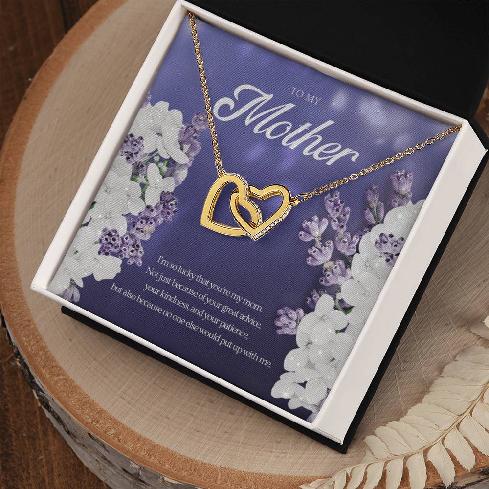 Twist Forever Love Interlocking Hearts Necklace