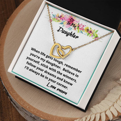 Follow Your Dreams Interlocking Hearts Necklace