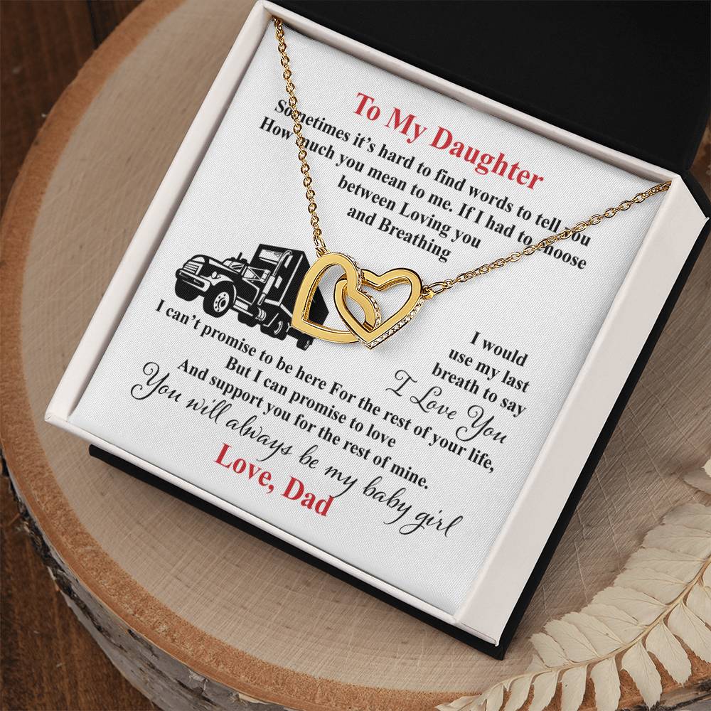 Trucker'S Daughter - Interlocking Heart Necklace Interlocking Hearts Necklace