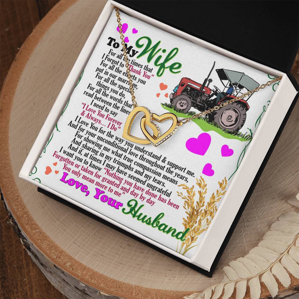 Farmer'S Wife - Interlocking Heart Necklace Interlocking Hearts Necklace