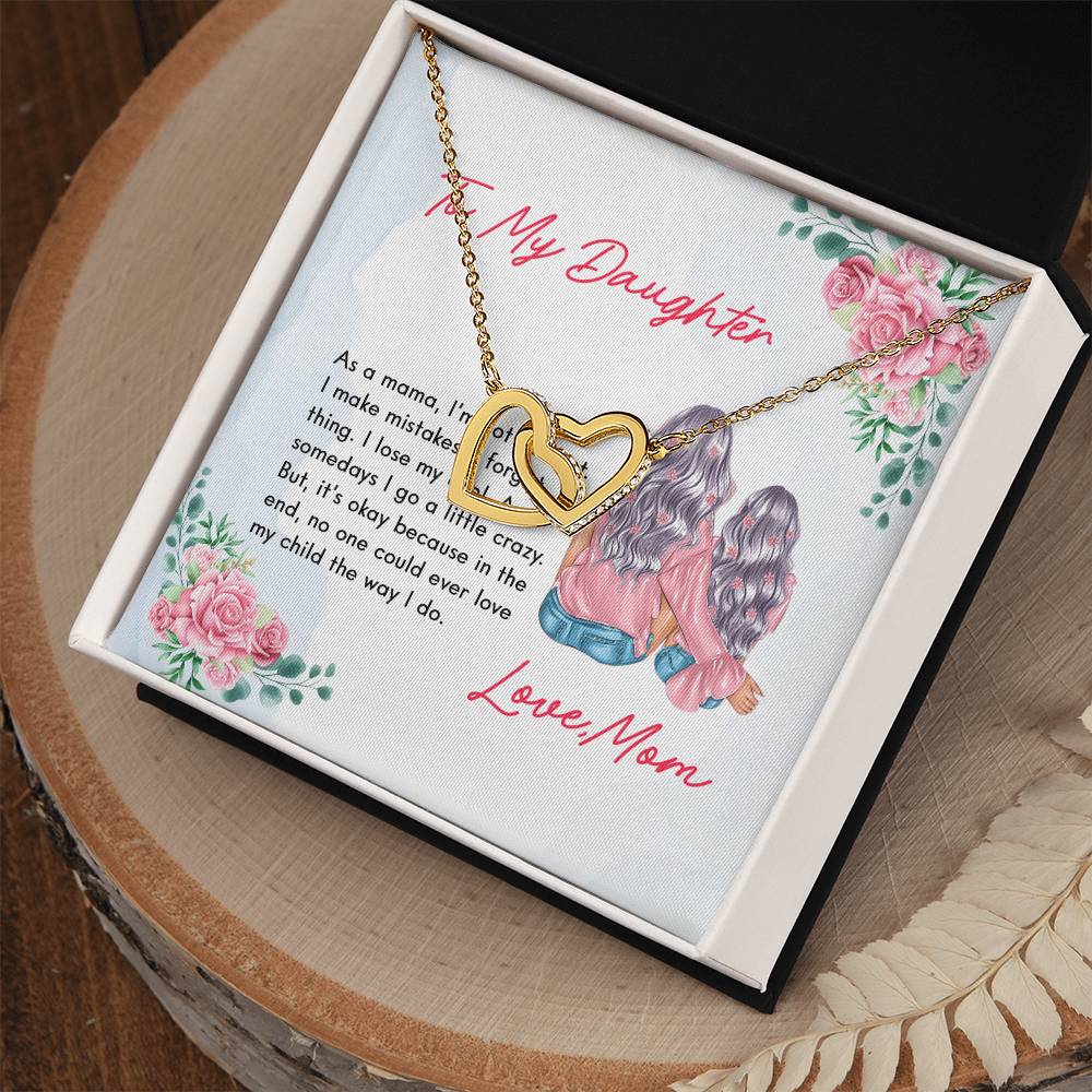 Daughter'S Gift - No One Could Ever Love My Child The Way I Do - The Interlocking Heart Necklace Interlocking Hearts Necklace