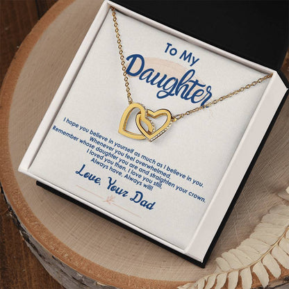 Collection Daughter - My Little Princess - Interlocking Hearts Necklace