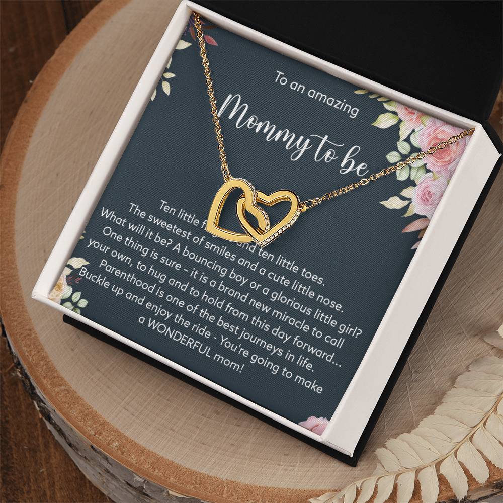 A Wonderful Mom - Interlocked Hearts Interlocking Hearts Necklace