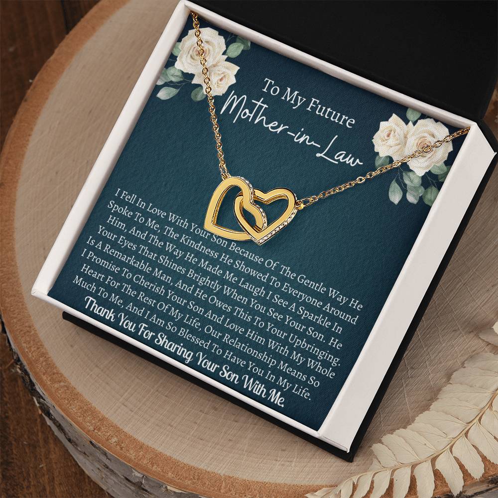 Future Mother In Law Interlocking Interlocking Hearts Necklace