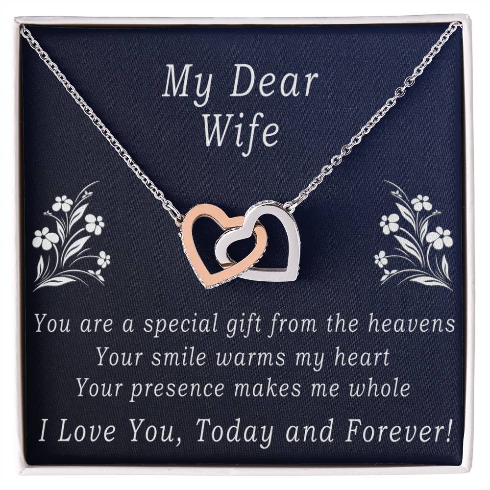 Today & Forever Necklace Interlocking Hearts Necklace