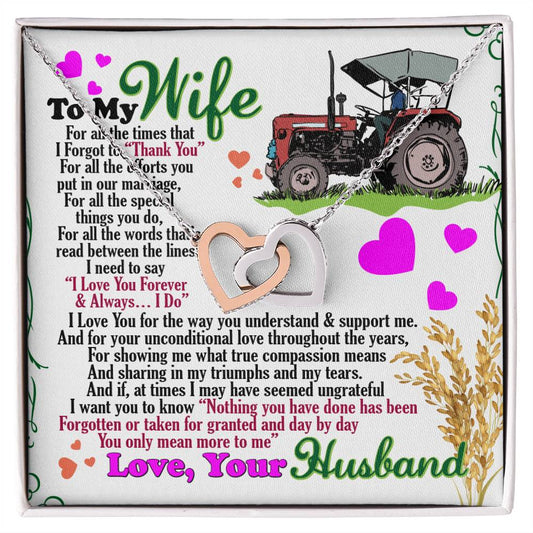 Farmer'S Wife - Interlocking Heart Necklace Interlocking Hearts Necklace