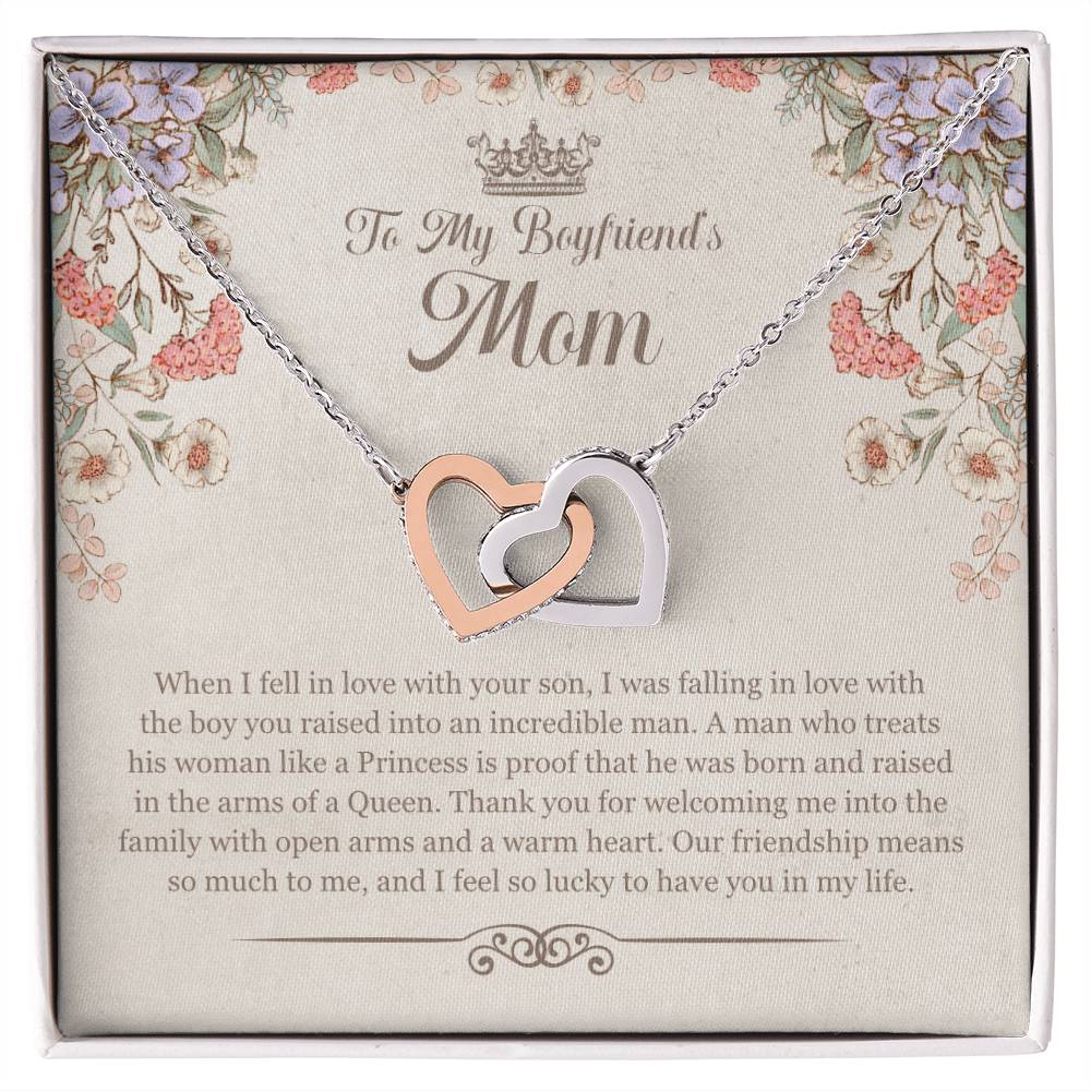 Boyfriend’S Mom - Interlocking Heart Necklace Interlocking Hearts Necklace