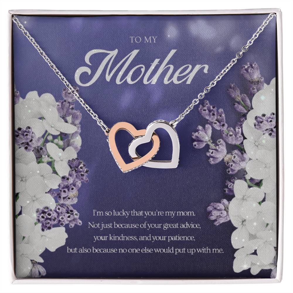 Twist Forever Love Interlocking Hearts Necklace