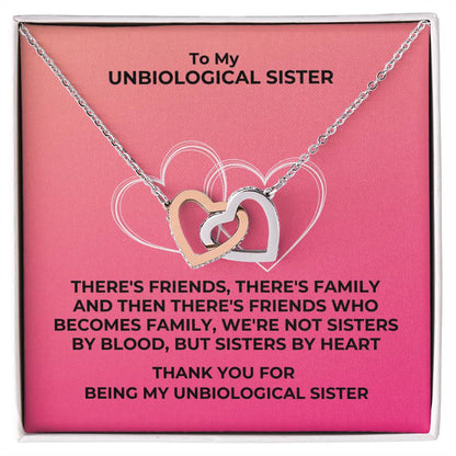 Unbiological Sister - Interlocking Hearts Interlocking Hearts Necklace