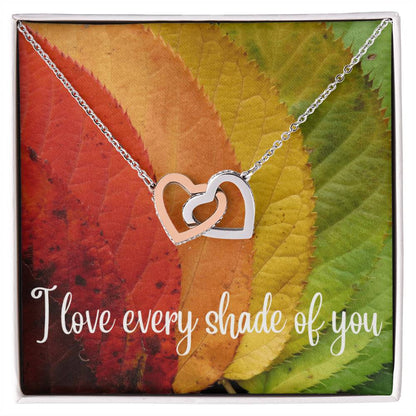 Every Shade Of You - Interlocking Heart Necklace Interlocking Hearts Necklace