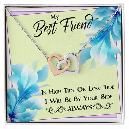 A Gift For Best Friend Interlocking Hearts Necklace