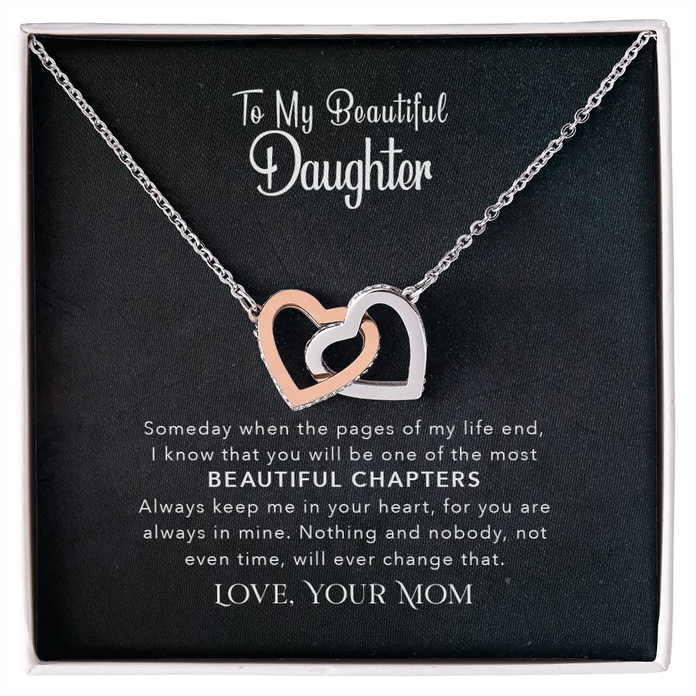 Collection Daughter - Always In My Heart Interlocking Hearts Necklace