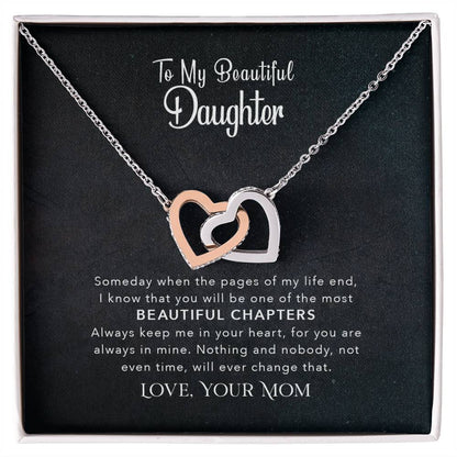Collection Daughter - Always In My Heart Interlocking Hearts Necklace