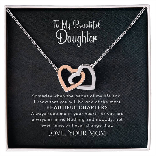 Collection Daughter - Always In My Heart Interlocking Hearts Necklace