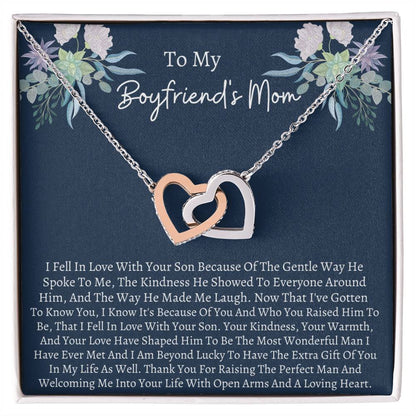 Boyfriend Mom Interlocking Interlocking Hearts Necklace