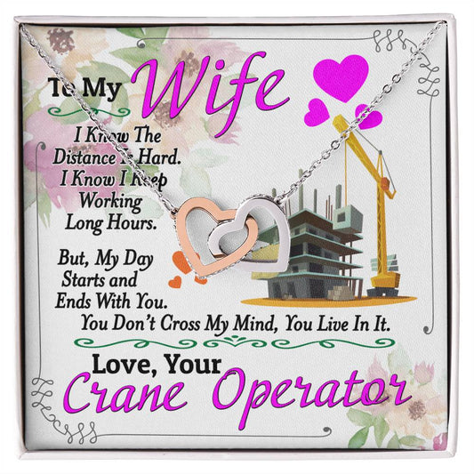 Crane Operator'S Wife - Interlocking Heart Necklace Interlocking Hearts Necklace