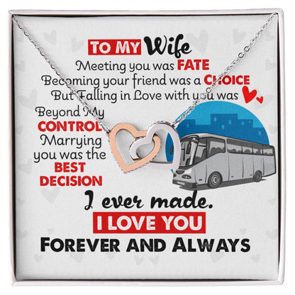 Bus Driver'S Wife - Interlocking Heart Necklace Interlocking Hearts Necklace