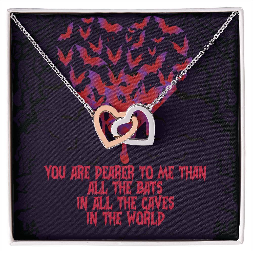 Dearer To Me Interlocking Interlocking Hearts Necklace