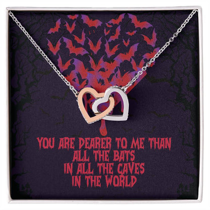 Dearer To Me Interlocking Interlocking Hearts Necklace