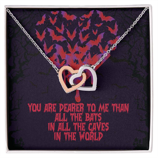 Dearer To Me Interlocking Interlocking Hearts Necklace