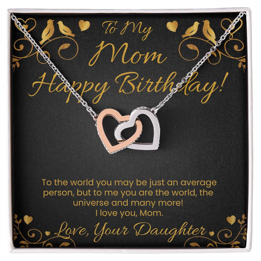 A Beautiful Birthday Gift For Mom! - The Amazing Interlocking Hearts Necklace