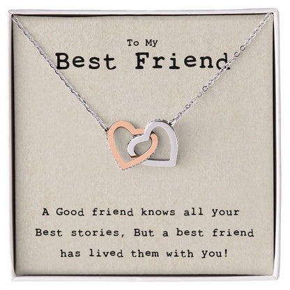 Bff Gift Best Friend Gift Soul Sisters Necklace Big Little Sorority Tribe Necklace Best Friend Love Necklace Interlocking Hearts Necklace