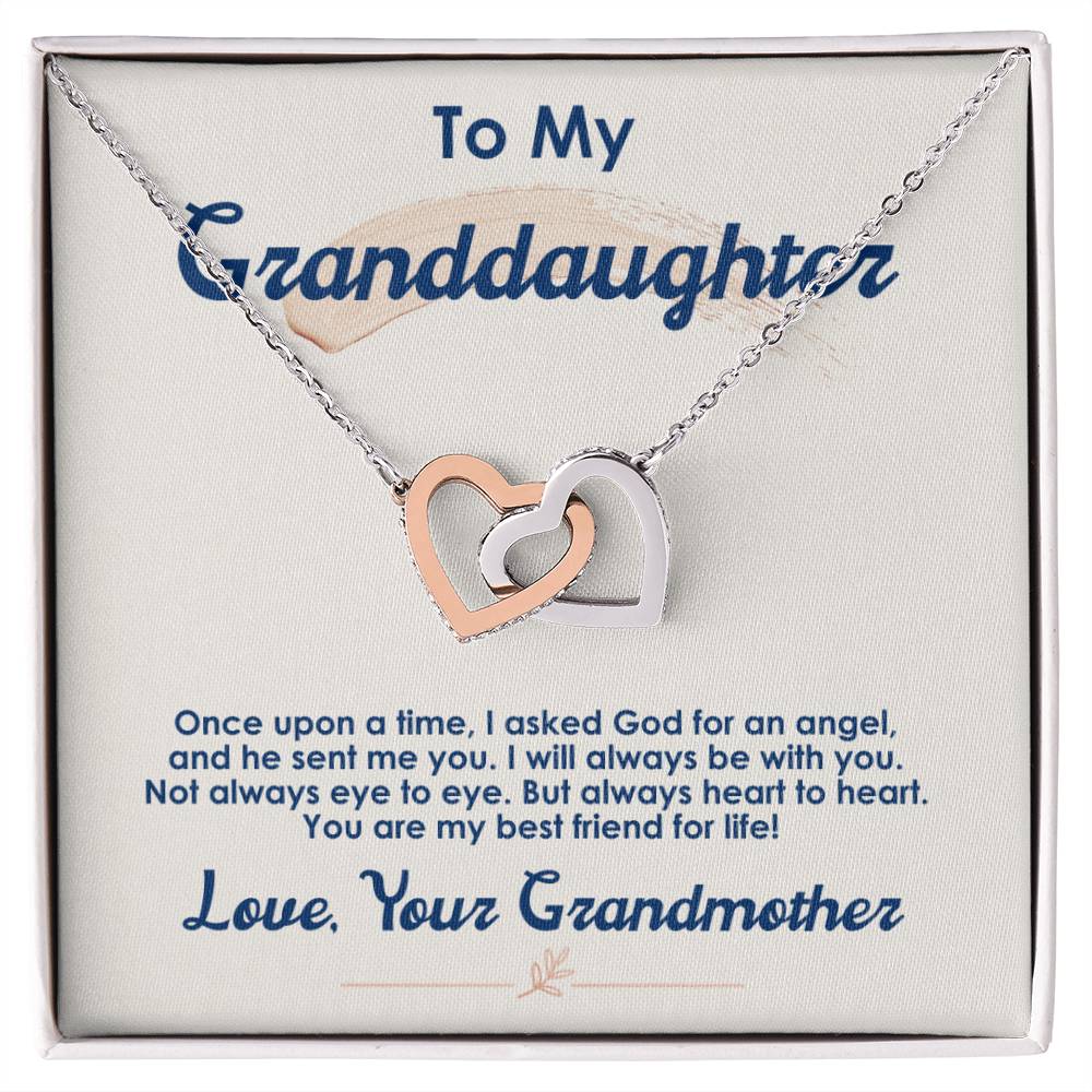 Collection Granddaughter - Always Heart To Heart - Necklace Interlocking Hearts Necklace