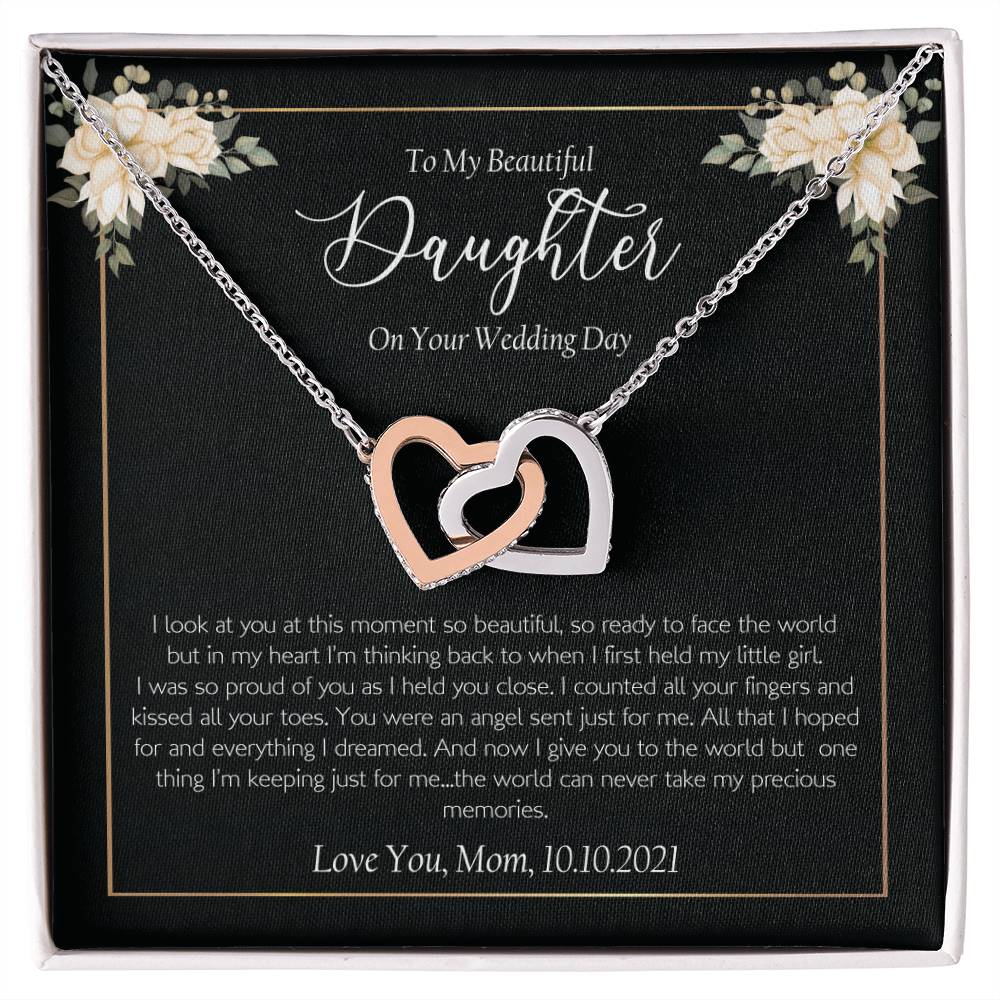 Daugther Wedding #2 Interlocking Hearts Necklace