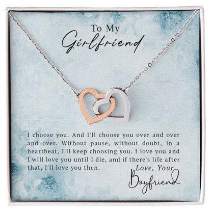 Collection Girlfriend - Interlocking Interlocking Hearts Necklace