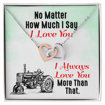 Farmer'S Girlfriend- Interlocking Heart Necklace Interlocking Hearts Necklace