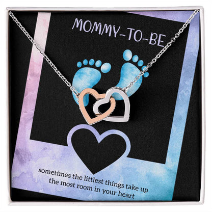 Best Gift For Future Mom Interlocking Hearts Necklace