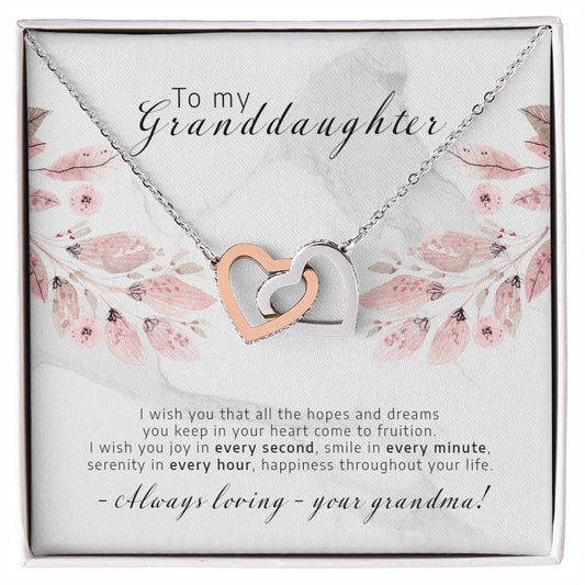 Every Second Every Minute - Interlocking Hearts Necklace