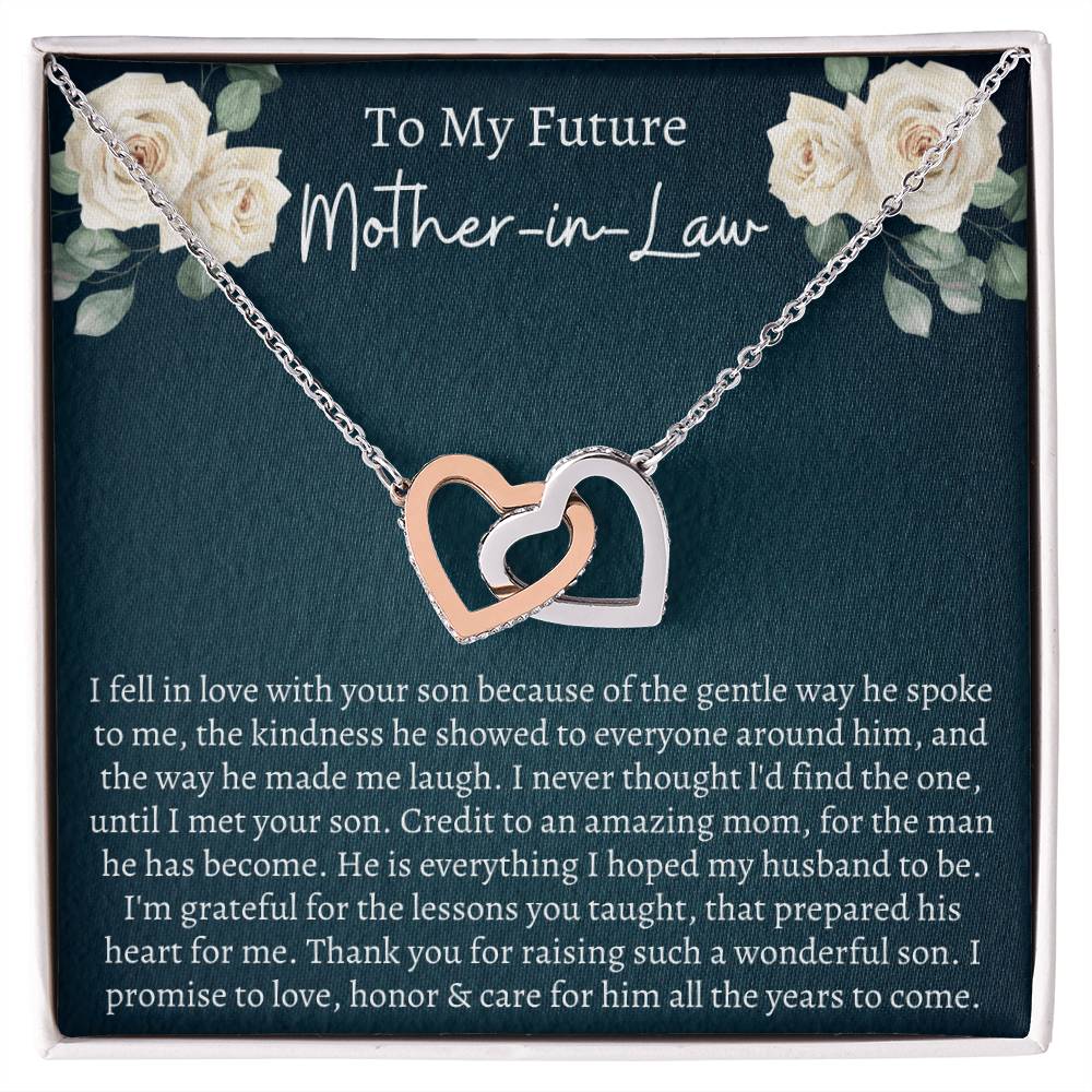 Future Mother In Law Interlocking Hearts Necklace