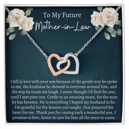 Future Mother In Law Interlocking Hearts Necklace