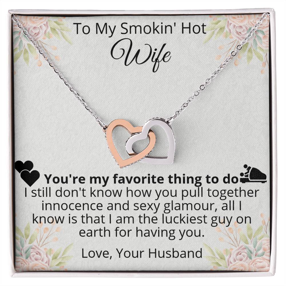 You'Re My Favorite Thing To Do - Interlocked Hearts Interlocking Hearts Necklace