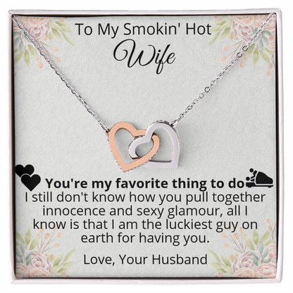 You'Re My Favorite Thing To Do - Interlocked Hearts Interlocking Hearts Necklace