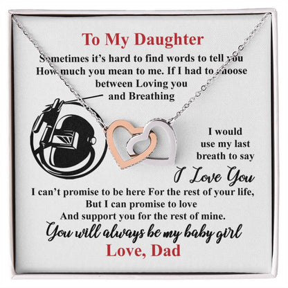 Welder'S Daughter - Interlocking Heart Necklace Interlocking Hearts Necklace