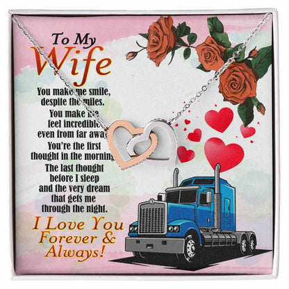 Trucker'S Wife - Interlocking Heart Necklace Interlocking Hearts Necklace