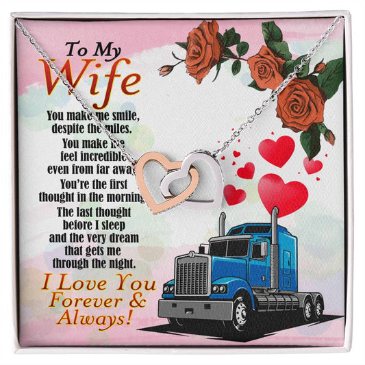 Trucker'S Wife - Interlocking Heart Necklace Interlocking Hearts Necklace