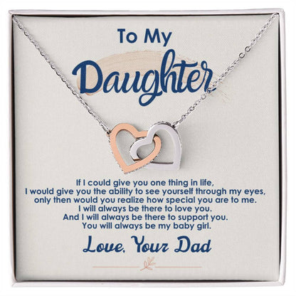 Collection Daughter - The Way I Look At You - Interlocking Hearts Necklace