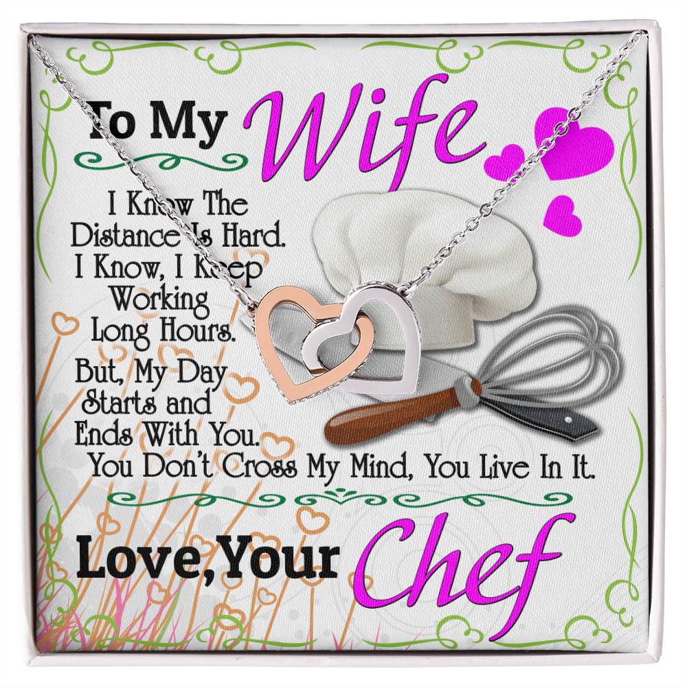Chef'S Wife - Interlocking Heart Necklace Interlocking Hearts Necklace