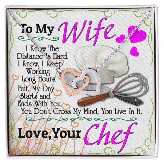Chef'S Wife - Interlocking Heart Necklace Interlocking Hearts Necklace