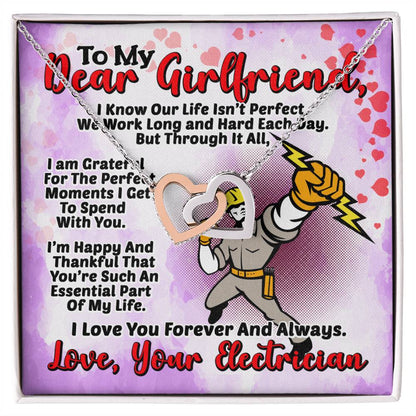 Electrician'S Girlfriend- Interlocking Heart Necklace Interlocking Hearts Necklace