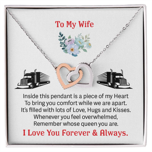 Trucker'S Wife - Interlocking Heart Necklace Interlocking Hearts Necklace