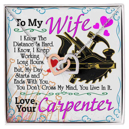 Carpenter'S Wife - Interlocking Heart Necklace Interlocking Hearts Necklace