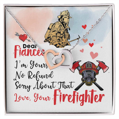 Firefighter'S Fiancée - Interlocking Heart Necklace Interlocking Hearts Necklace