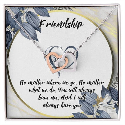 Best Friend Necklace Gifts Friendship Necklace Gift Best Friend Birthday Gifts Jewelry Soul Sister Necklace Friendship Birthday Gifts Interlocking Hearts Necklace