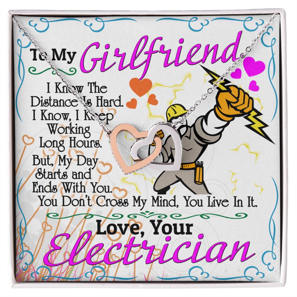 Electrician'S Girlfriend - Interlocking Heart Necklace Interlocking Hearts Necklace