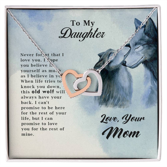 Collection Daughter - Old Wolf - Necklace Interlocking Hearts Necklace